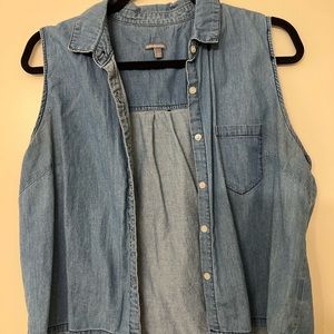 Charlotte Russe denim tank